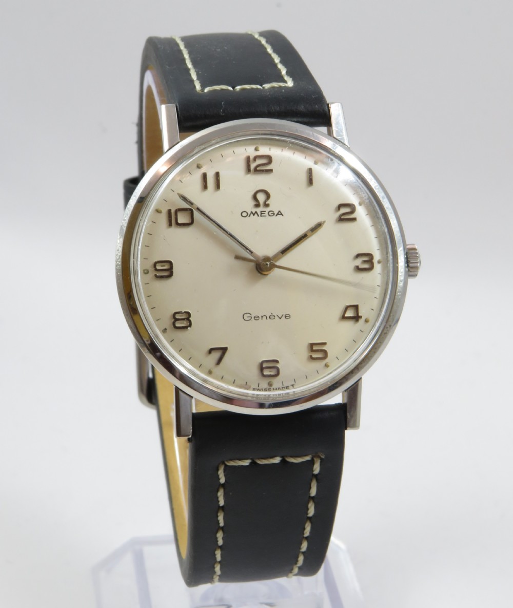 Gents Omega Geneve wrist watch, 1968 View II