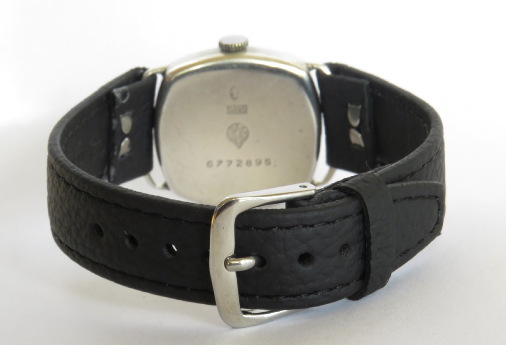 Mid-size silver Omega wrist watch, c1922 View V