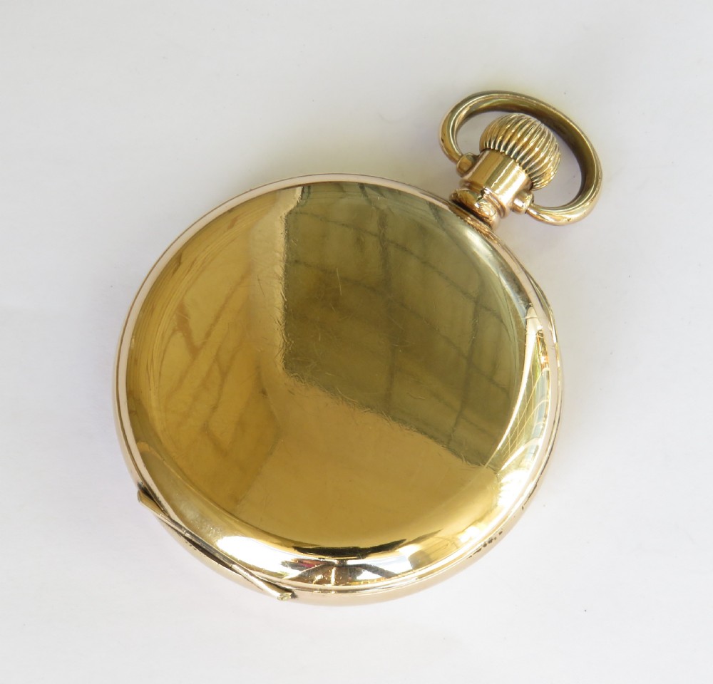 Antique gold plated Visible pocket watch View V