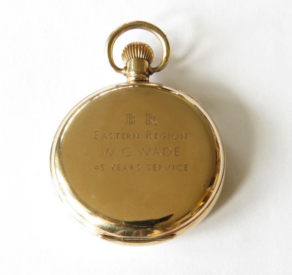 1940s Vertex pocket watch for British Rail View V