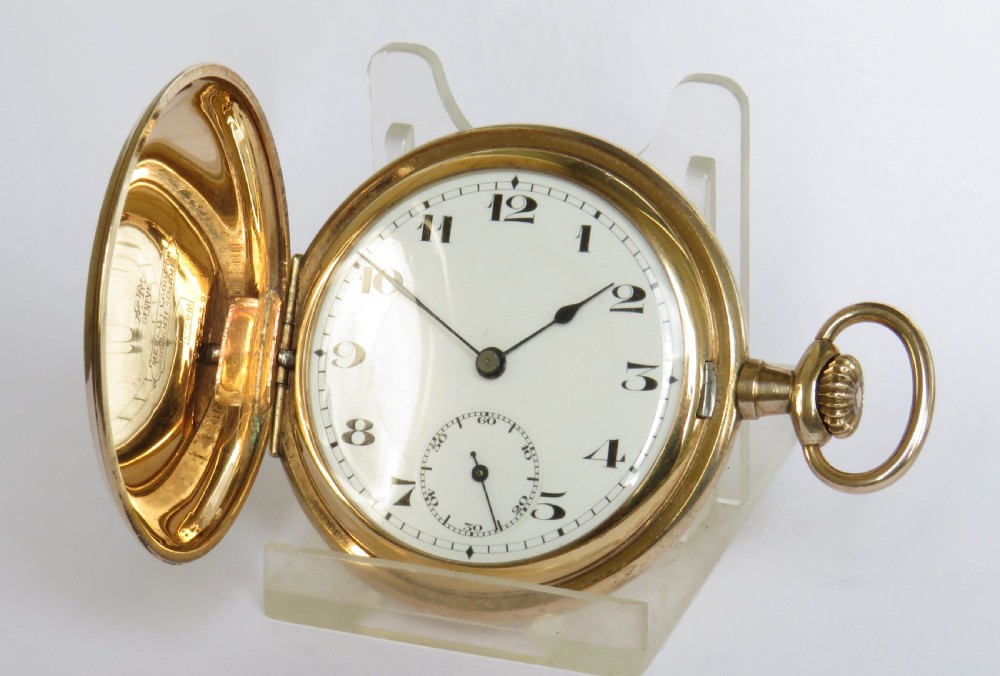 1930s full hunter pocket watch