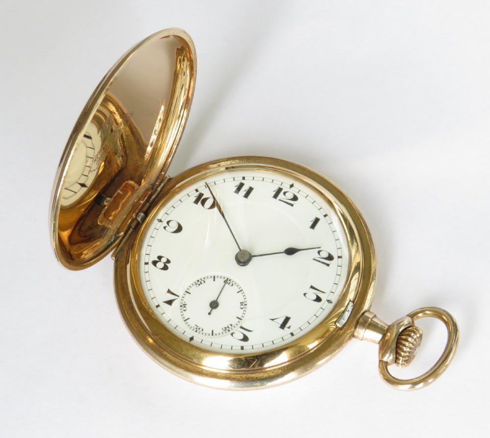 1930s full hunter pocket watch View II