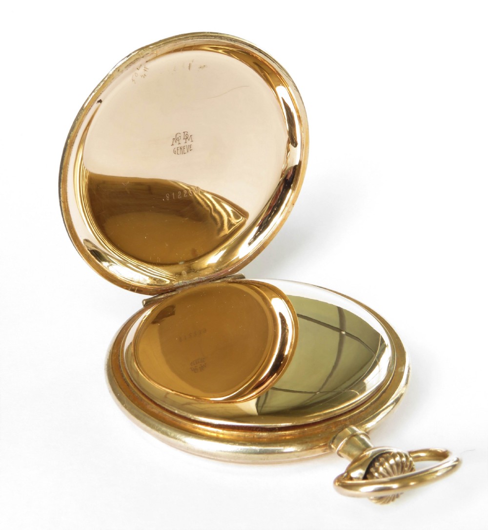 1930s full hunter pocket watch View IV