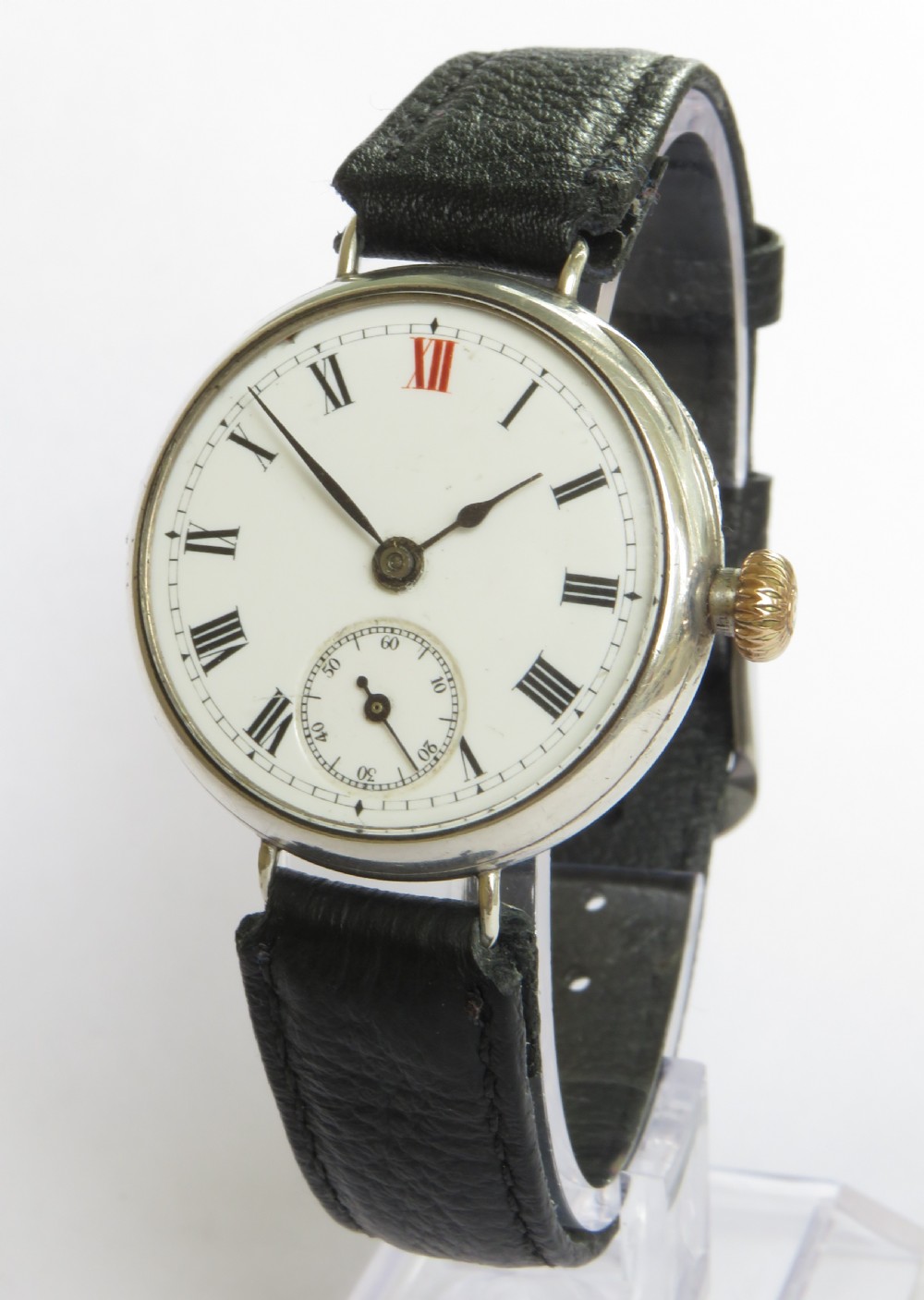 Gents silver Tavannes wrist watch, 1914