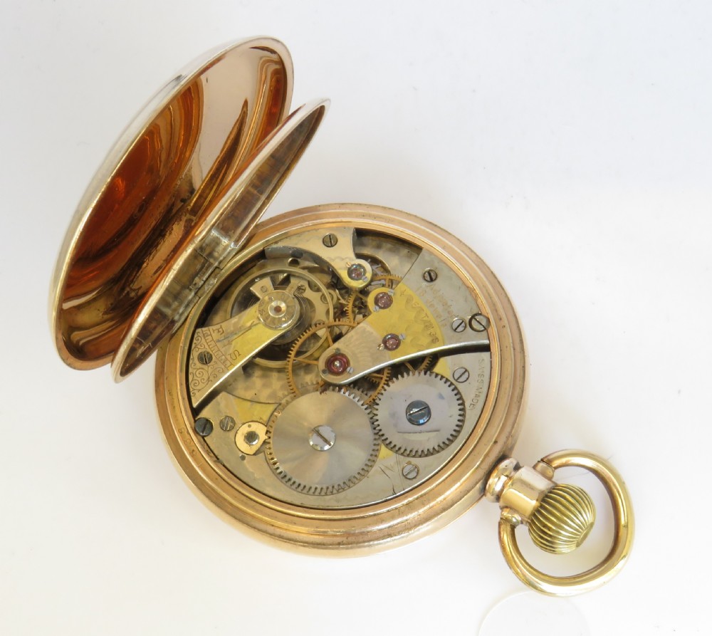 Admiral full hunter pocket watch by Cyma View IV