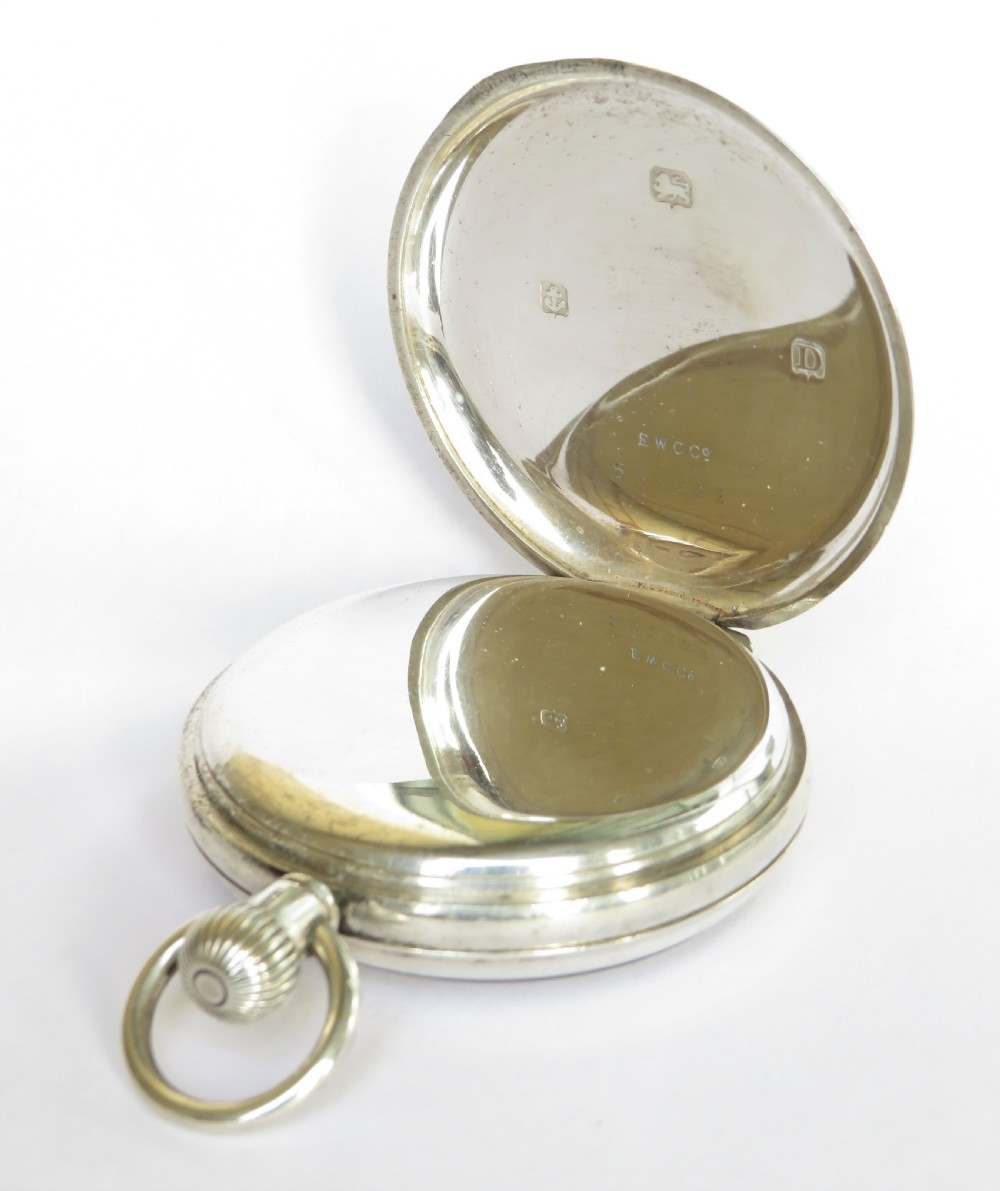 Antique silver Waltham pocket watch, 1917 View II