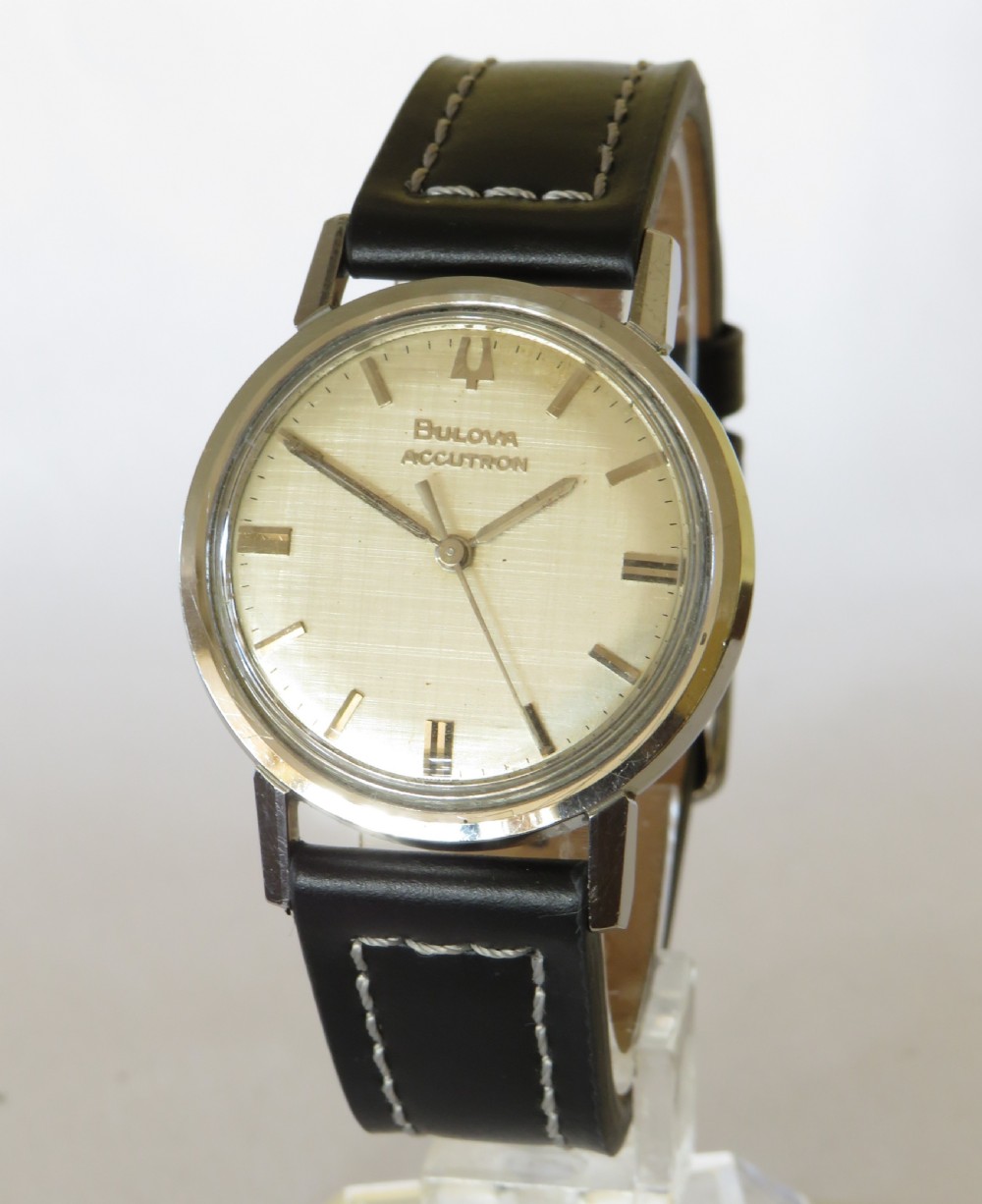 Gents Bulova Accutron tuning fork watch, 1964