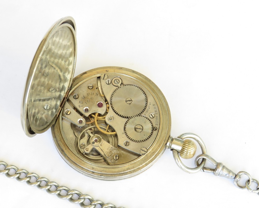 Antique Revue pocket watch and chain View IV