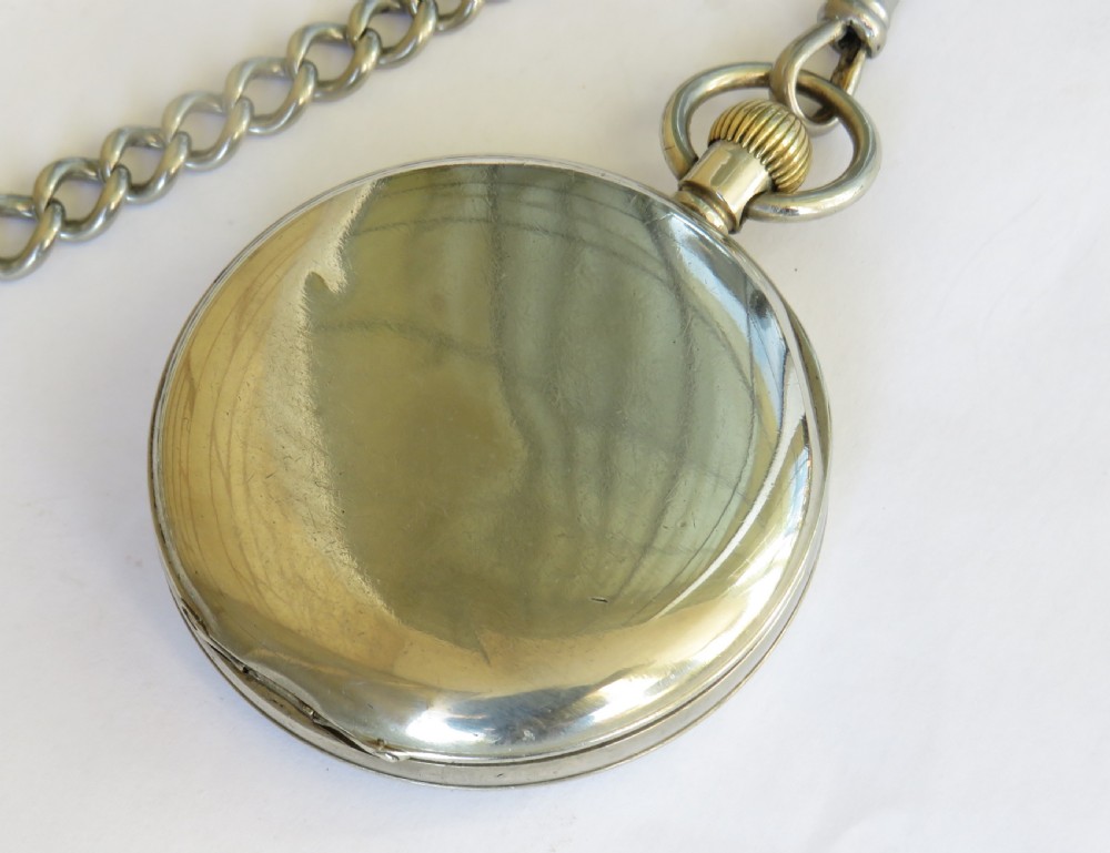 Antique Revue pocket watch and chain View V