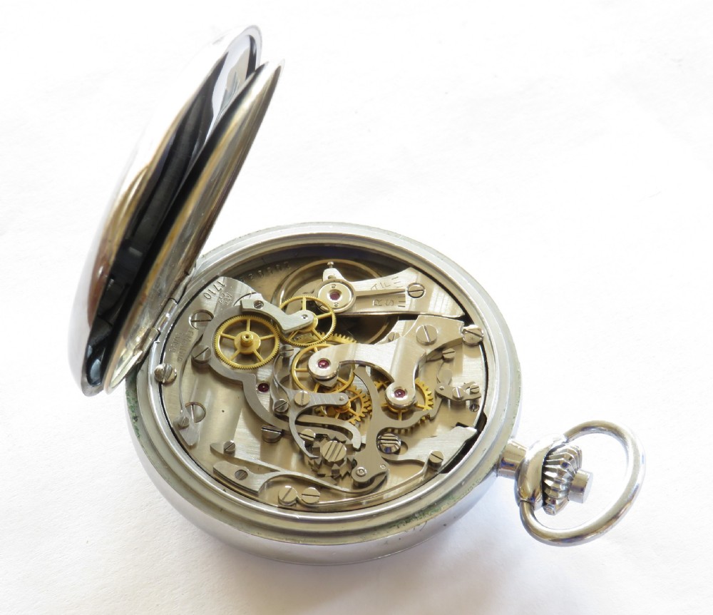 1960s Nero Lemania pocket watch and chronograph, British Railways  View IV