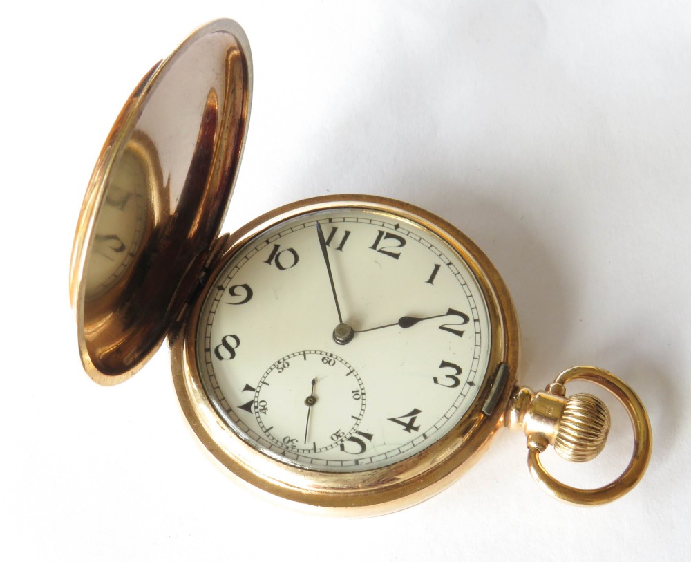 Antique Record full hunter pocket watch View II