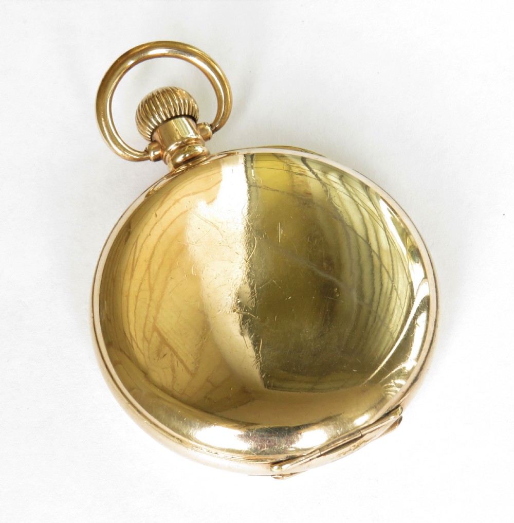 Antique Record full hunter pocket watch View VI