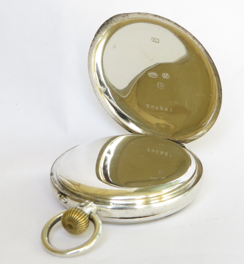Antique Stauffer & Co IWC silver pocket watch View II