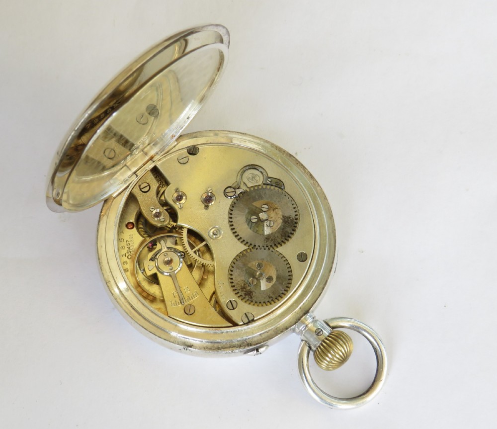 Antique Stauffer & Co IWC silver pocket watch View III