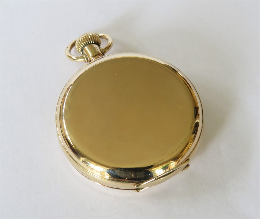 Antique Elgin full hunter pocket watch, Masonic View V
