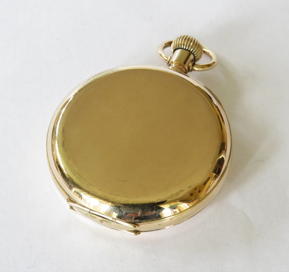Antique Elgin full hunter pocket watch, Masonic View VI