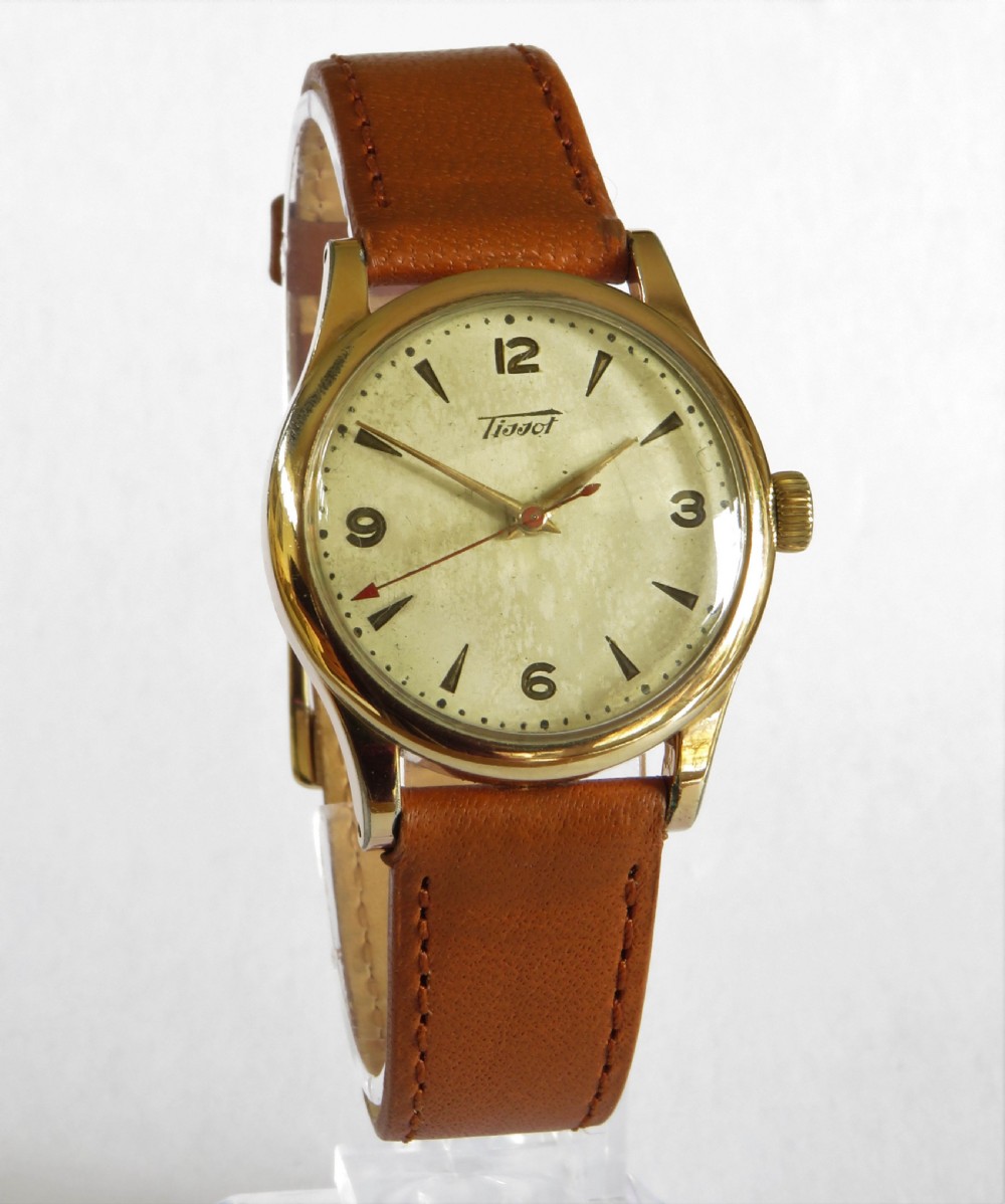 Mid-size Tissot wrist watch, 1955 View II