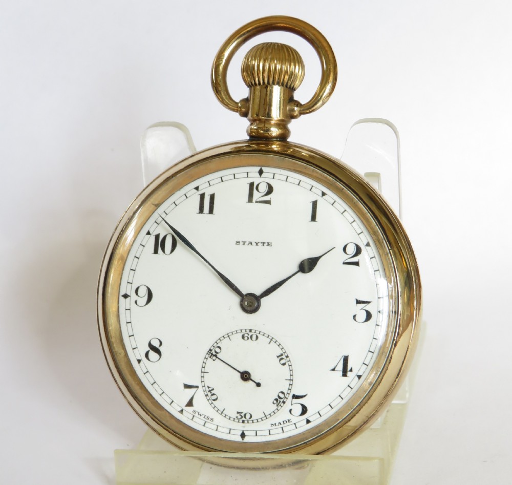 1920s Stayte pocket watch by Tavannes