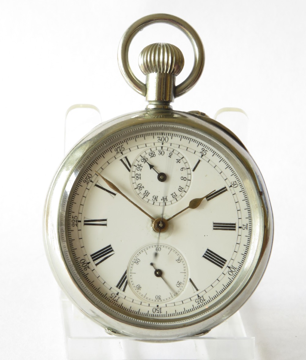 Antique chronograph pocket watch View II