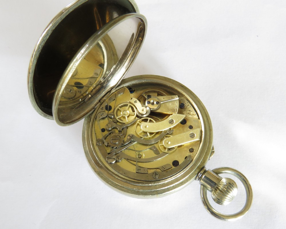 Antique chronograph pocket watch View III