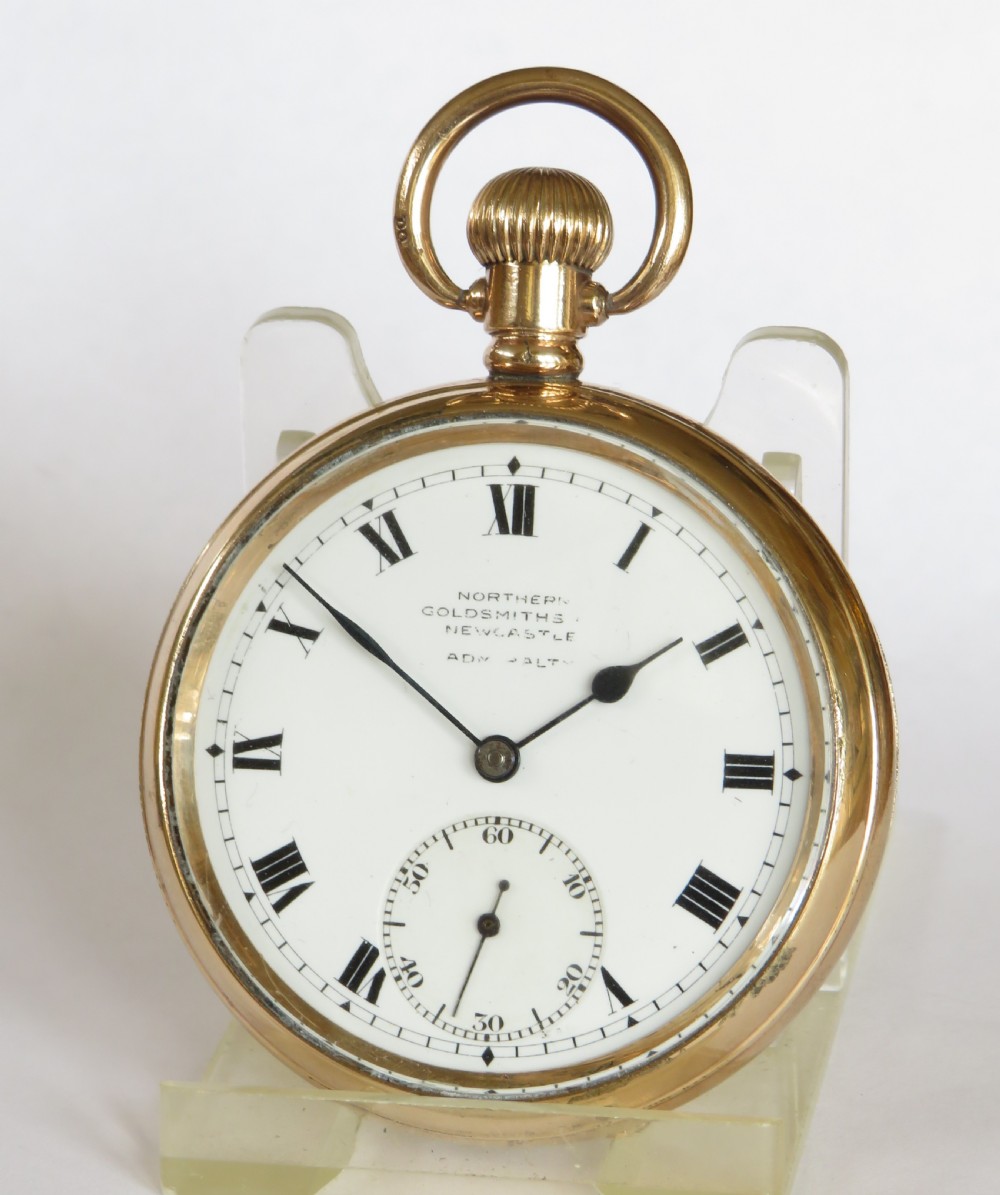 Antique Northern Goldsmiths Admiralty pocket watch