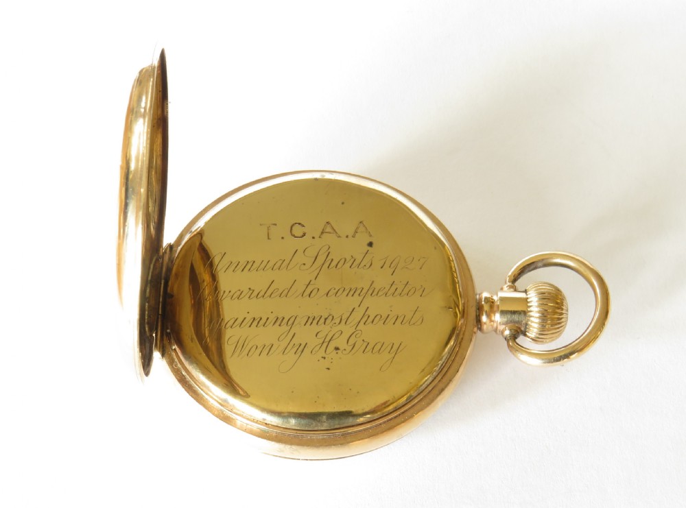 Antique Northern Goldsmiths Admiralty pocket watch View III