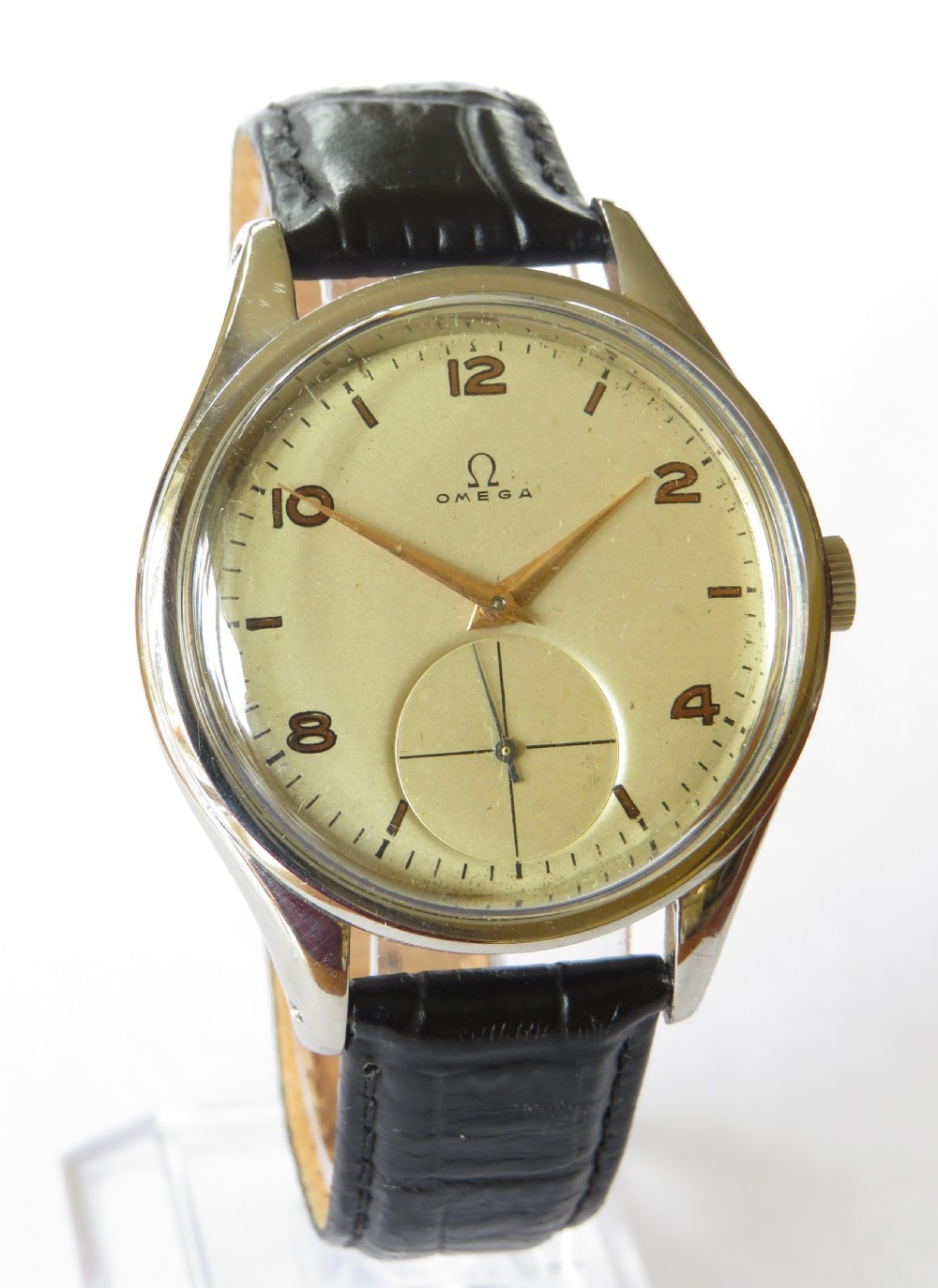 Gents Omega Jumbo wrist watch, 1951 View II
