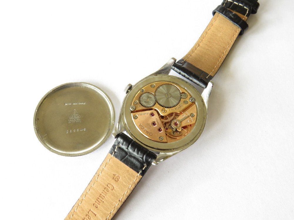 Gents Omega Jumbo wrist watch, 1951 View III
