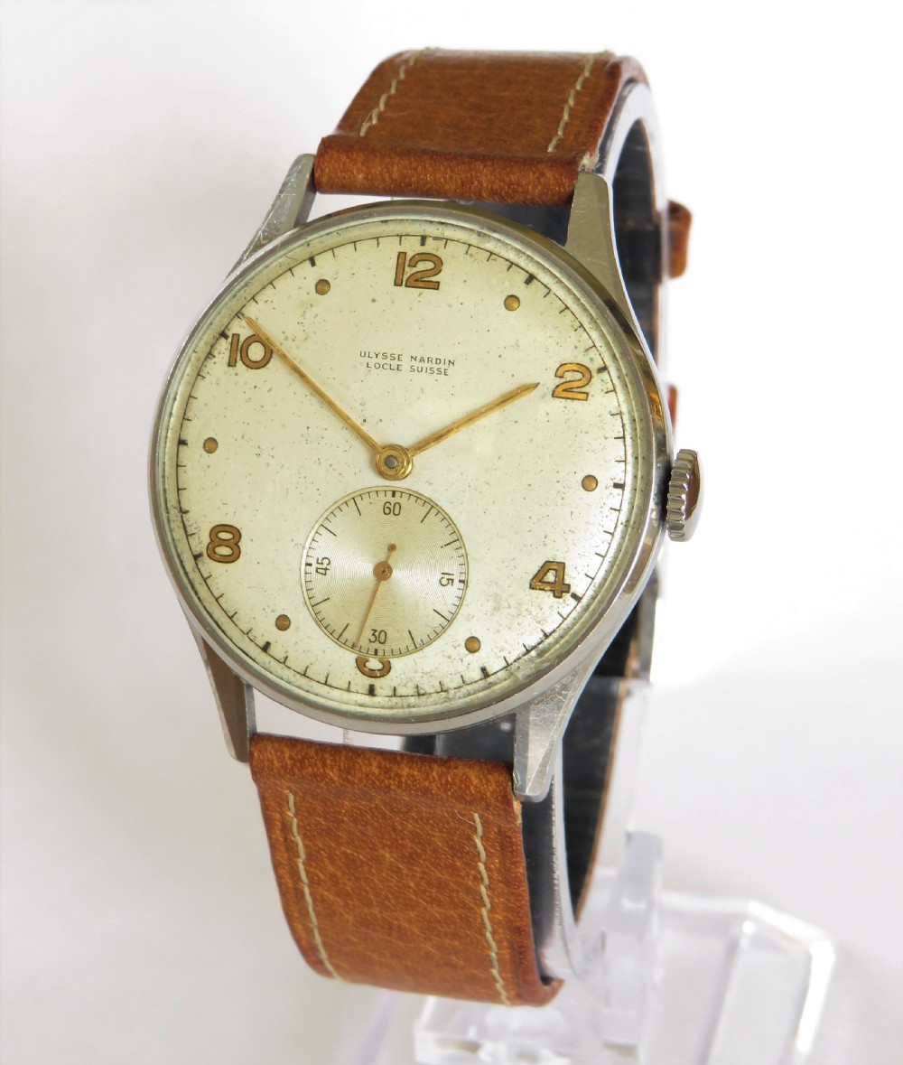 Gents 1940s Ulysse Nardin wrist watch
