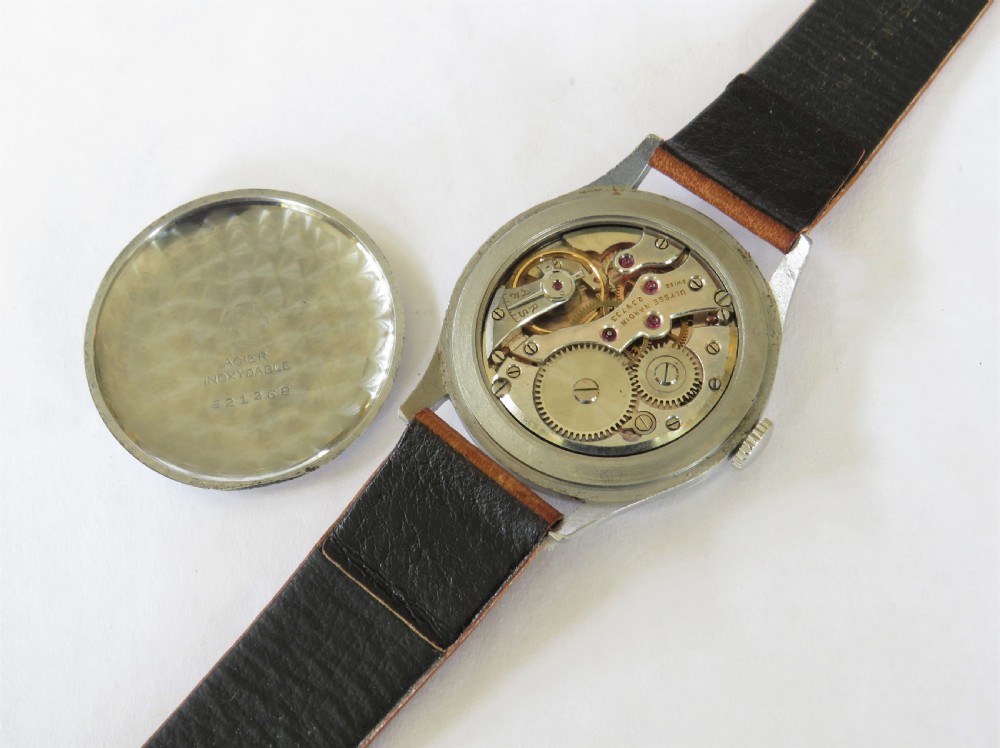Gents 1940s Ulysse Nardin wrist watch View III