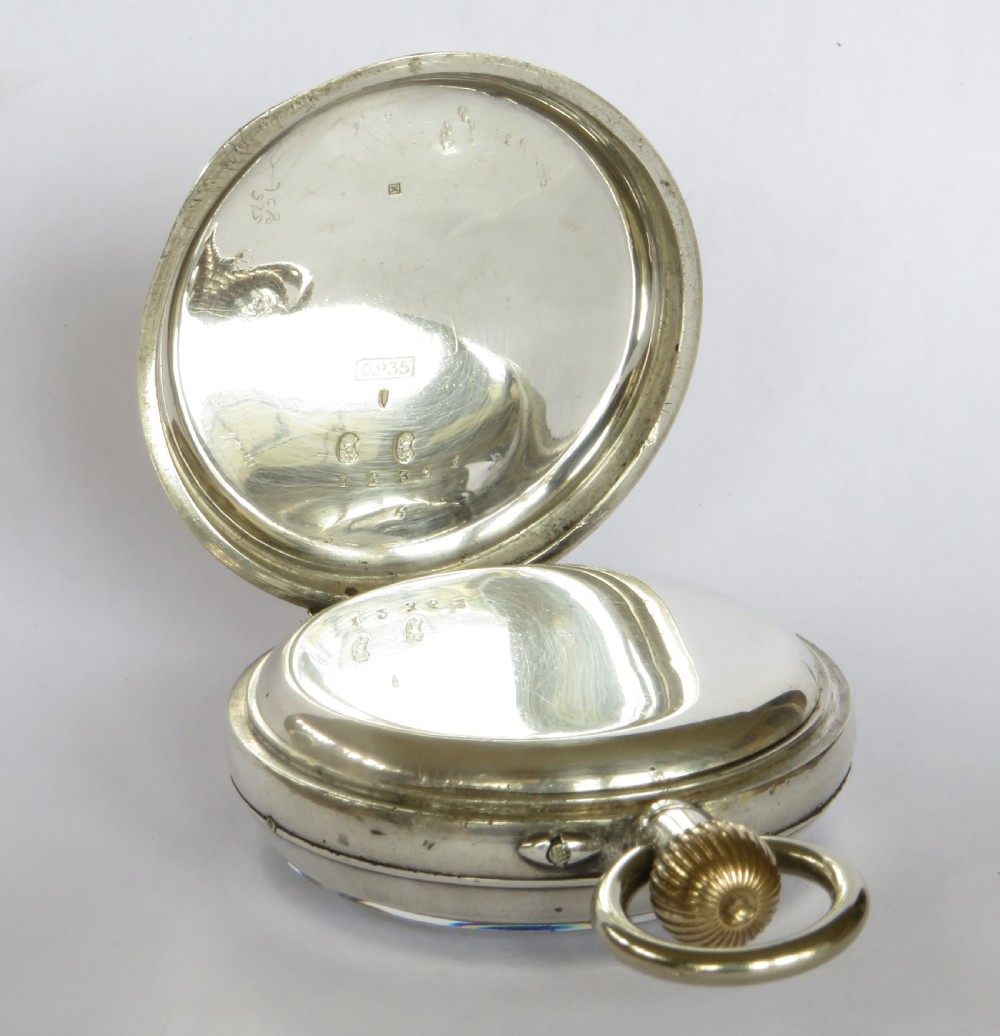 Antique silver perpetual calendar pocket watch View IV