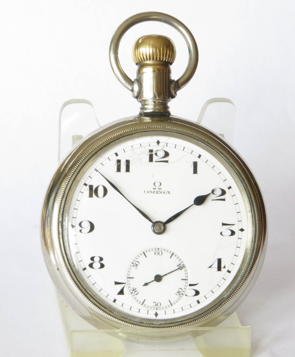 Antique Omega pocket watch, 1928 View II