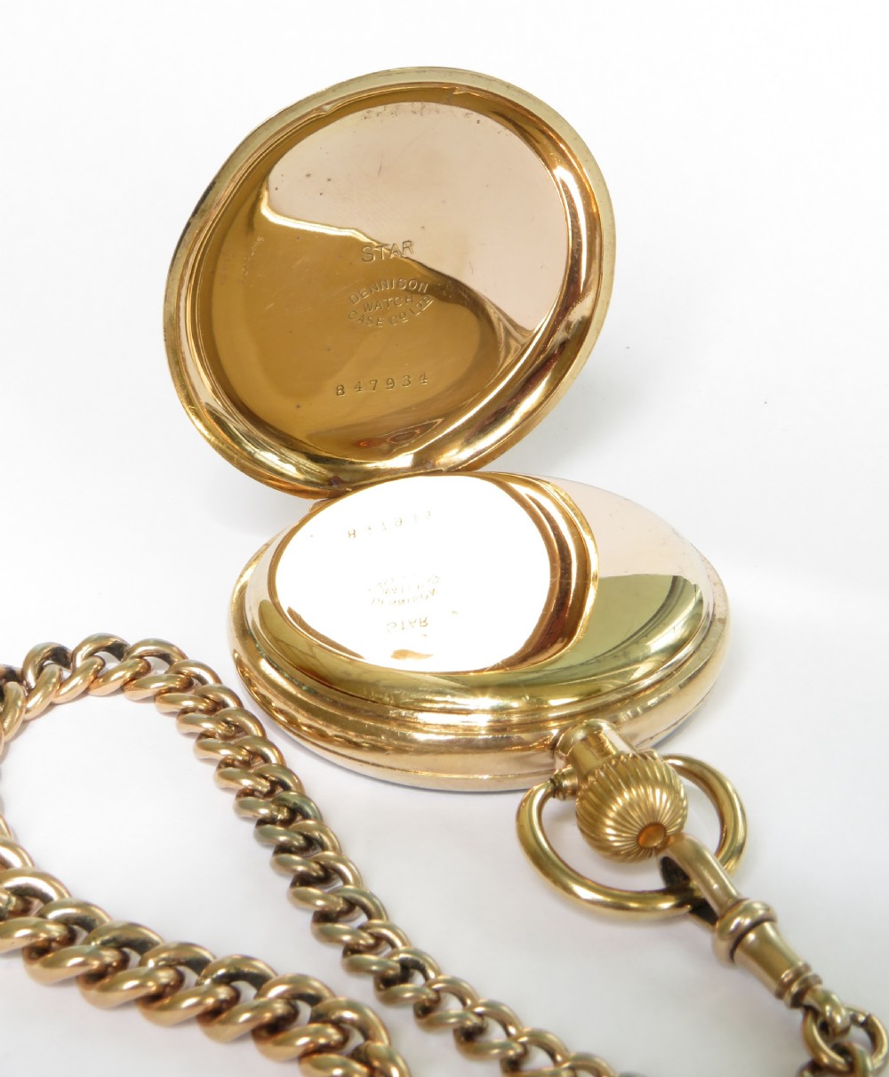 1930s Revue pocket watch and chain View III