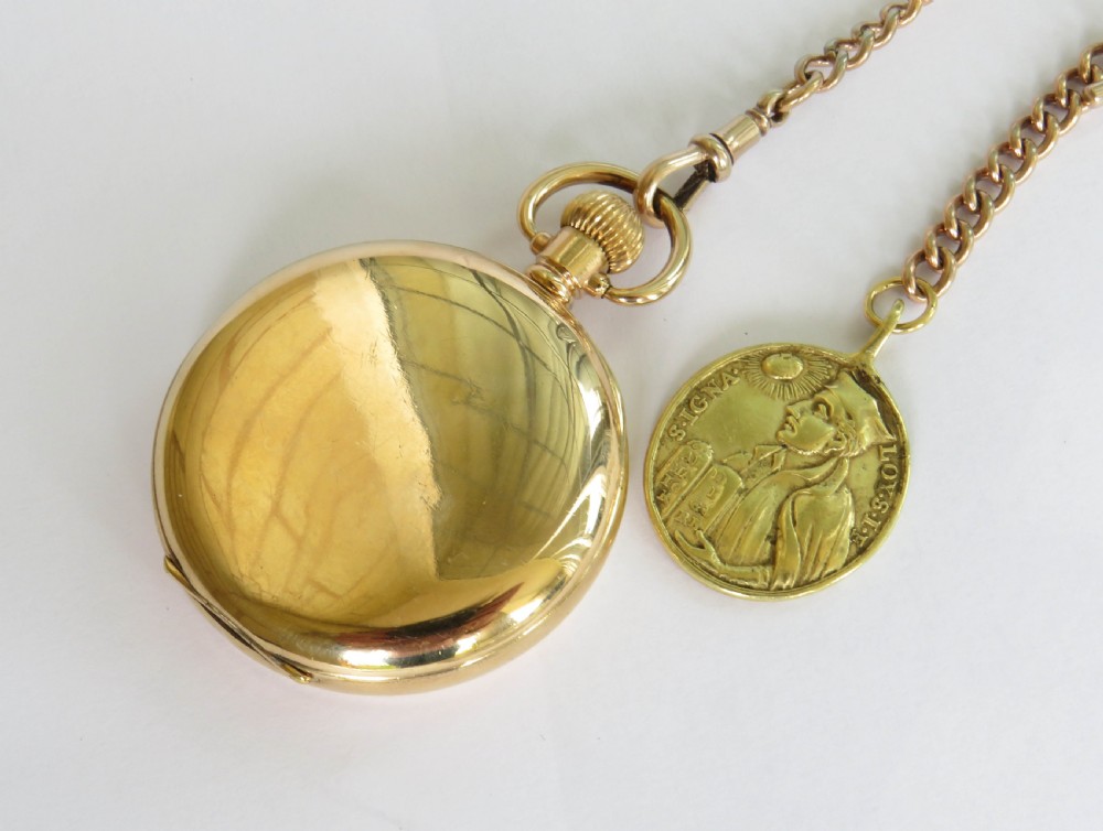 1930s Revue pocket watch and chain View V