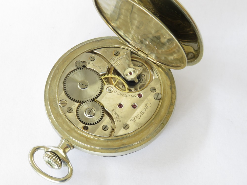 1933 Omega full hunter pocket watch View IV