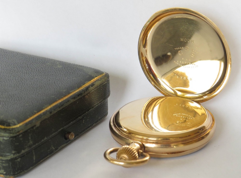 Antique Waltham gold filled pocket watch, 1908 View IV