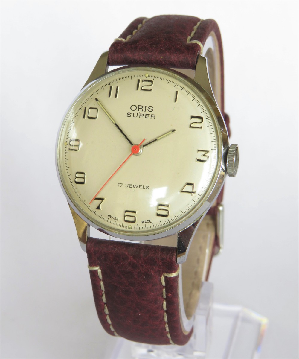 Gents 1960s good-sized Oris Super wristwatch