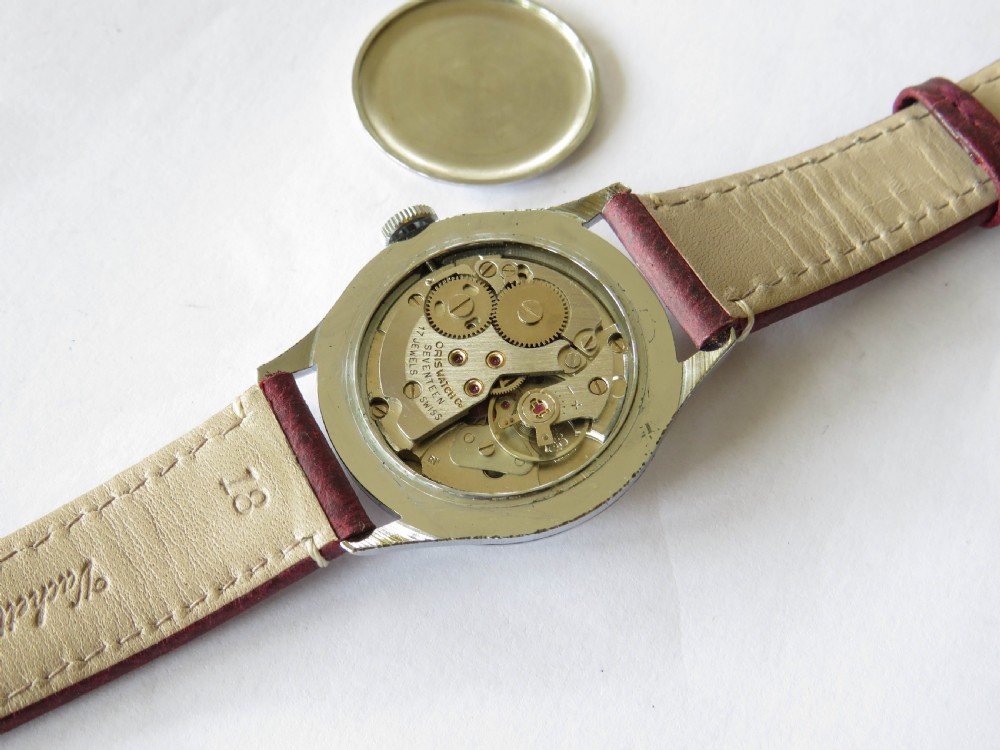 Gents 1960s good-sized Oris Super wristwatch View IV