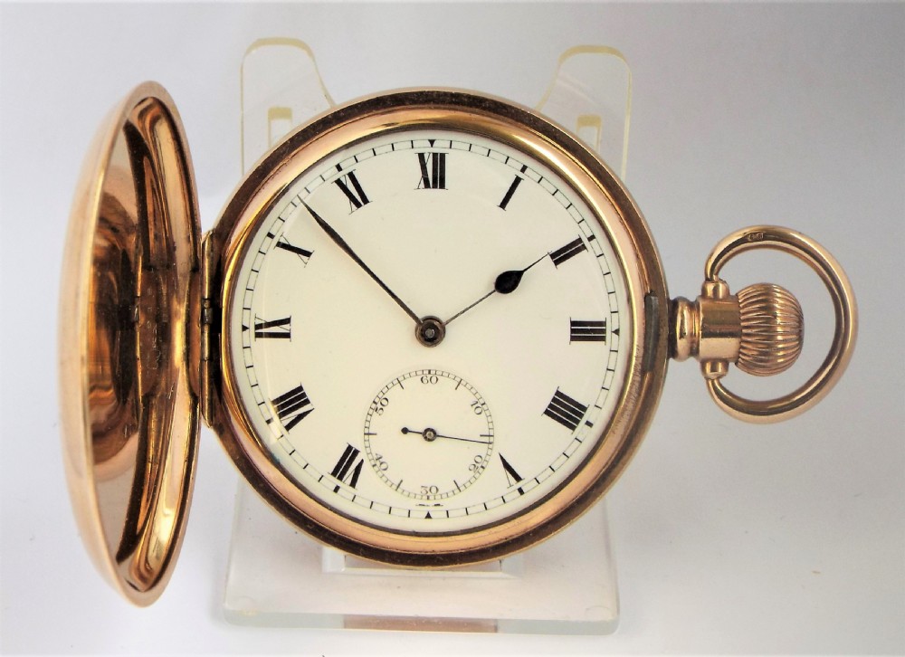 Antique 1920s Matwil full hunter pocket watch.