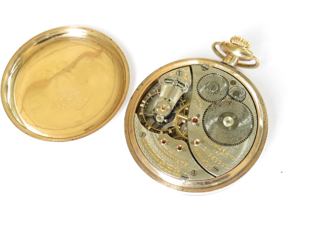 Elgin B W Raymond railroad grade pocket watch, 1911 View IV