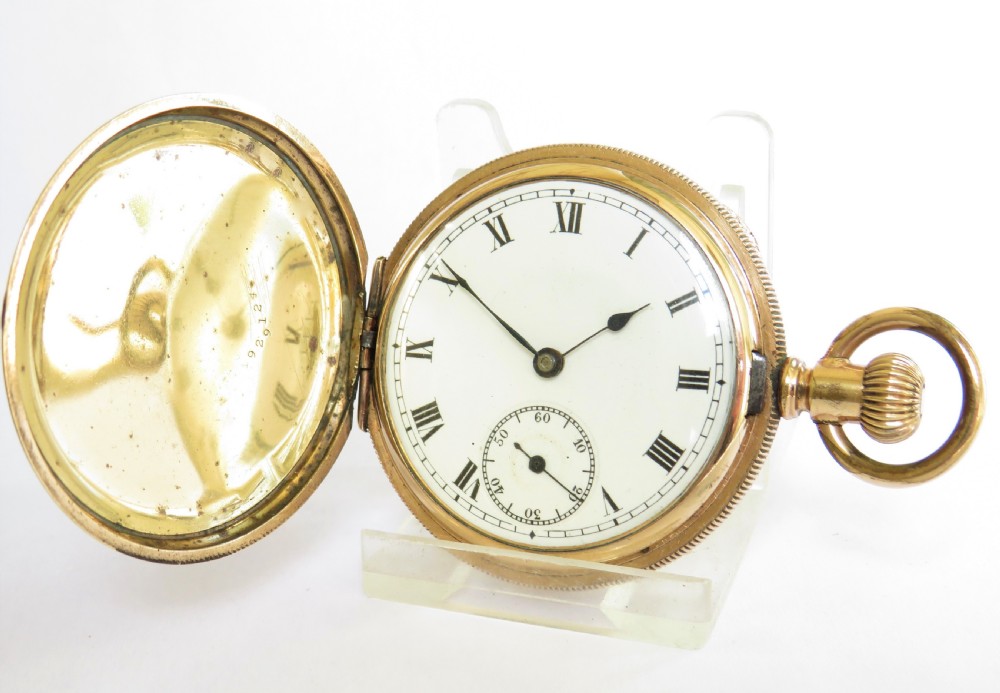 Antique Langendorf full hunter pocket watch