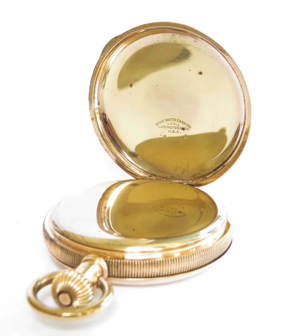 Antique Langendorf full hunter pocket watch View II