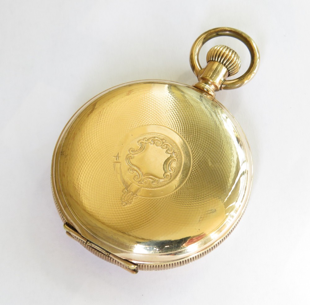 Antique Langendorf full hunter pocket watch View IV