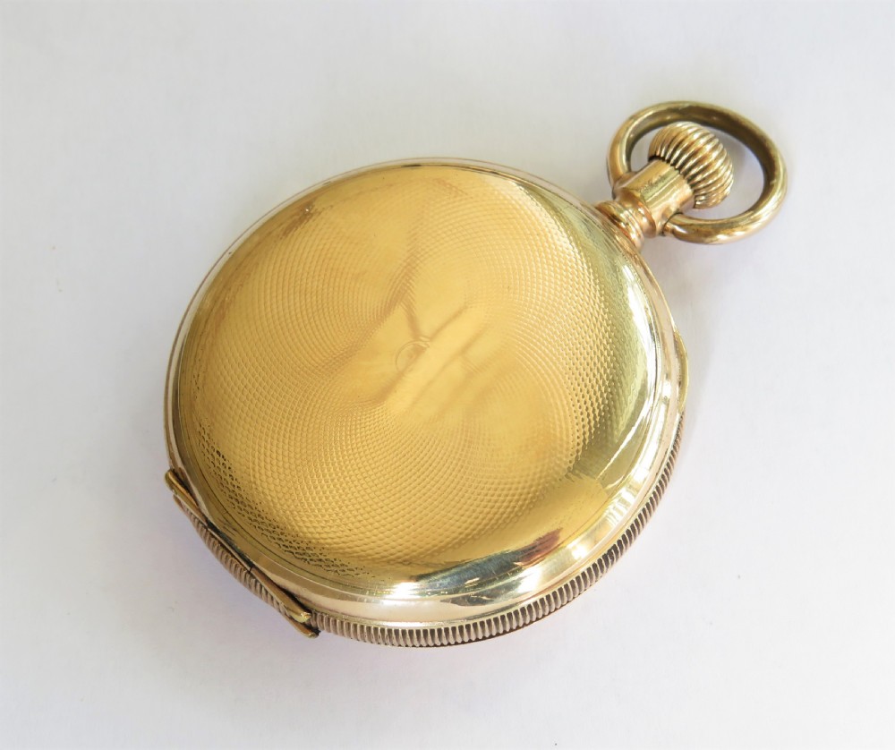 Antique Langendorf full hunter pocket watch View V