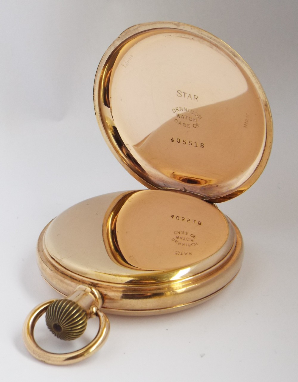 1920s Albana full hunter pocket watch by Tavannes  View V