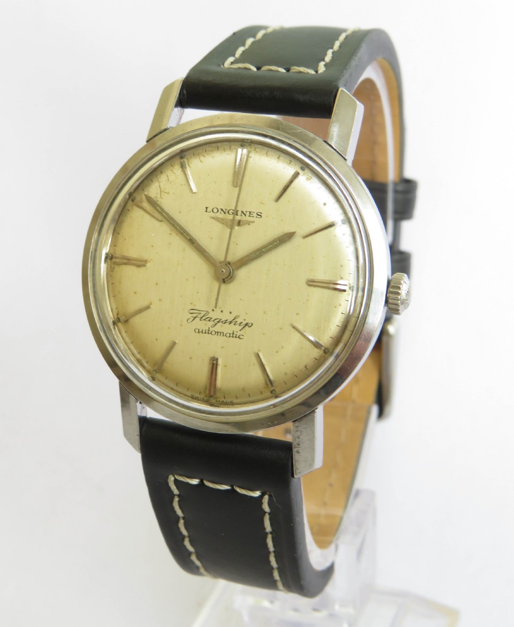 Gents Longines Flagship wrist watch, 1962