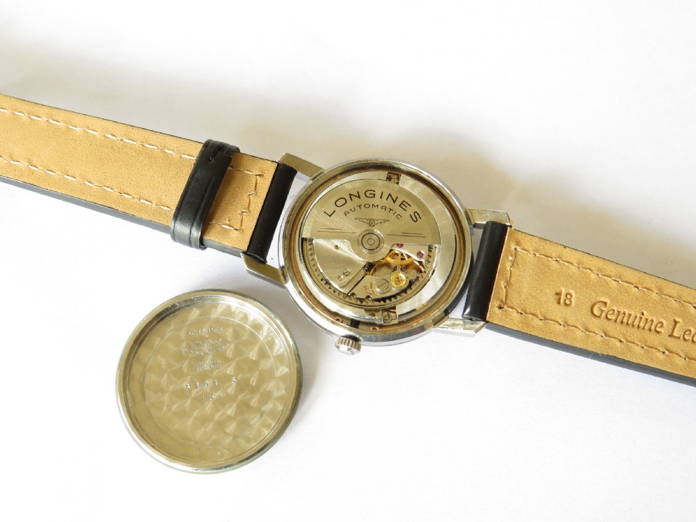 Gents Longines Flagship wrist watch, 1962 View III