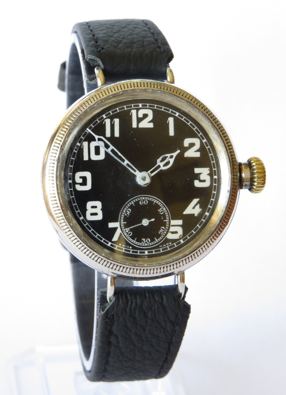 Gents WW1 silver Tavannes wrist watch, 1914 View II