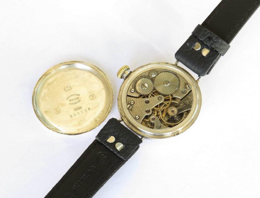 Gents WW1 silver Tavannes wrist watch, 1914 View III