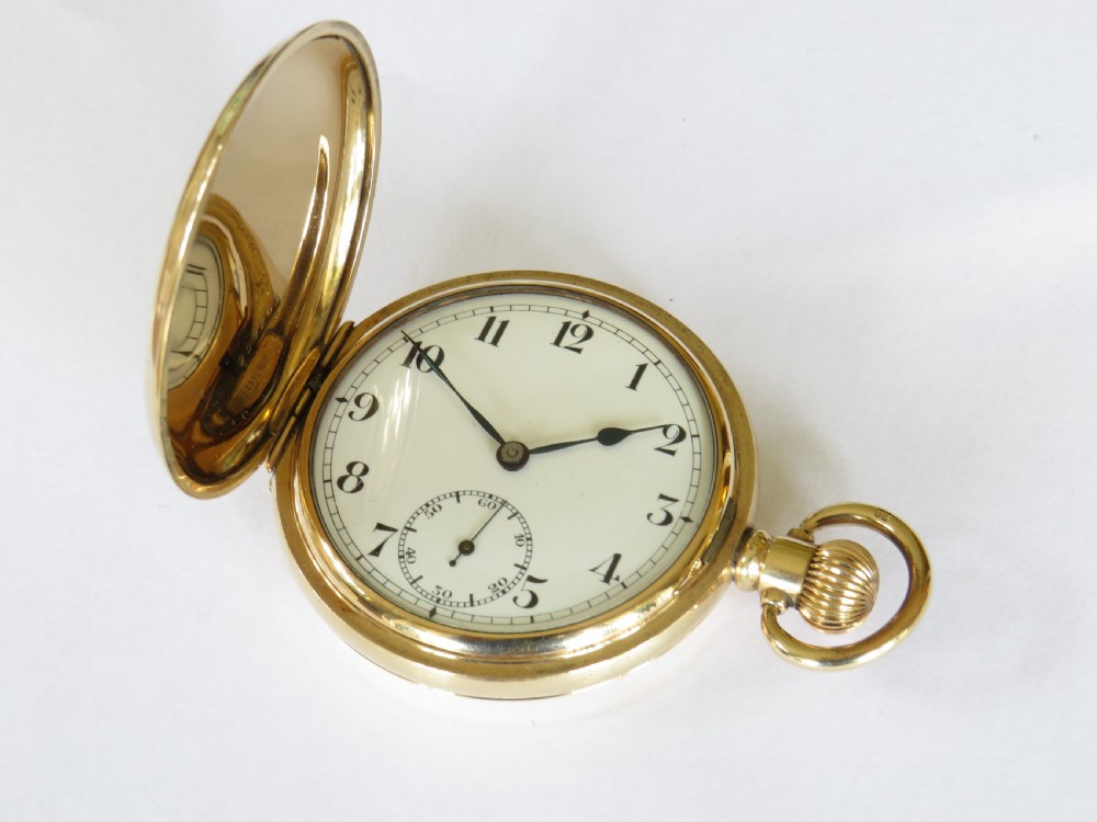 1930s Record Dreadnought full hunter pocket watch View II